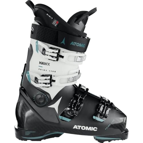 Atomic HAWX Prime 110 S Ski Boot, Black/White/Teal Blue, 29.0/29.5