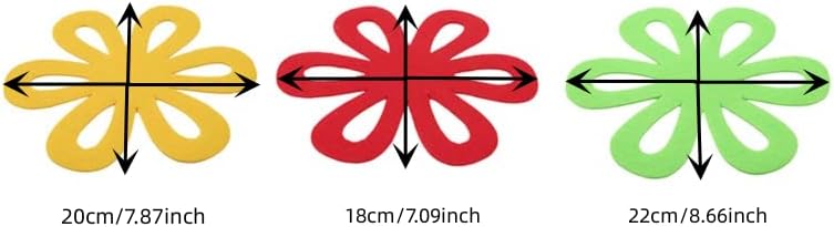 Miniatura 7 de Juego de 6 protectores de cacerola, almohadillas protectoras de sartén cian más grandes y gruesas, almohadillas separadoras para ollas para apilar y