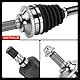 Frankberg Antriebswelle Achswelle Automatikgetriebe Vorderachse Links Kompatibel mit 6 Hatchback G.G 6 Station Wagon G.Y 6 Stufenheck G.G Replace# GD402560XC