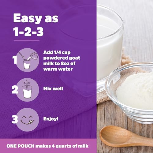 Meyenberg Whole Powdered Goat Milk Resealable Pouch Gluten Free Non Gmo Vitamin D, 16 Ounce