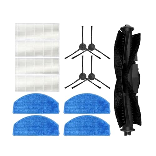 Roller Side Brush Filter Kit, Compatible with Honiture G20 Sweeping Robot Vacuum Cleaner Replacement Accessories Spare Parts(A)
