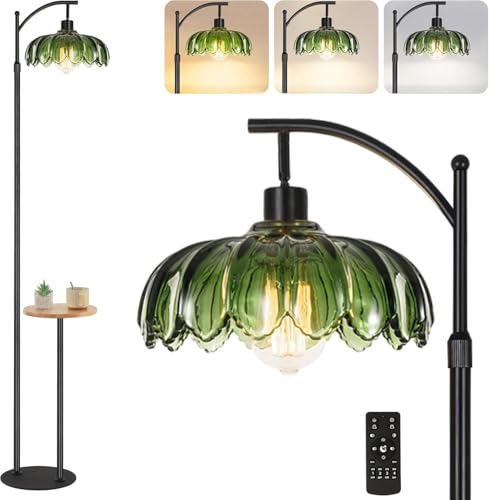 KZT Lampadaire Vintage avec Étagères E27 Lampe Sur Pied de Salon...