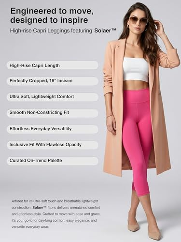 Image of Conceited High Waist Leggings in Shorts, Capri and Full Length - Buttery Soft - 3 inch High Waistband - Regular and Plus Size