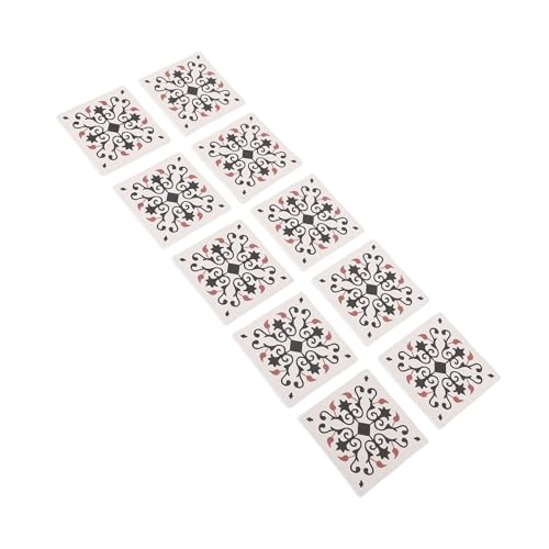 RASTKY Baldosas de Madera en Miniatura, Juego de 30 para Casas de Muñecas a Escala 1:12, Baldosas de Suelo de Casa de Muñecas de Madera de Tilo para Juegos Imaginativos (30 Piezas)