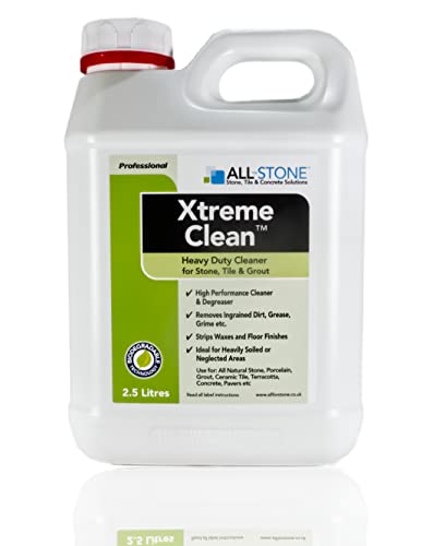 Xtreme Clean Heavy Duty Tile and Grout Cleaner 2.5 Ltr Litre - For Stone, Tile and Grout - All For Stone