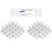 CROING ( 16 pcs Blanc DIY Organisateur de Tiroir/Grille Diviseur de tiroir/Rangement de tiroir/Separateur de Tiroir pour sous-Vêtements Chaussettes Ceinture Fournitures de Bureau