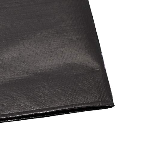 Amazoncommercial Heavy Duty Black Poly Tarp, 6 X 8 Ft., 2-Pack #TOP4