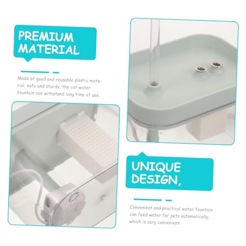 Fuente automática para agua de gato LIOOBO 1.5L plástico miniatura 2