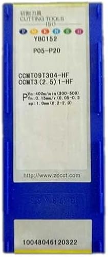 ZCC CT 100% Original CCMT CCMT09 CCMT09T3 CCMT09T304 HF CCMT09T304-HF YBC152 Turning Inserts