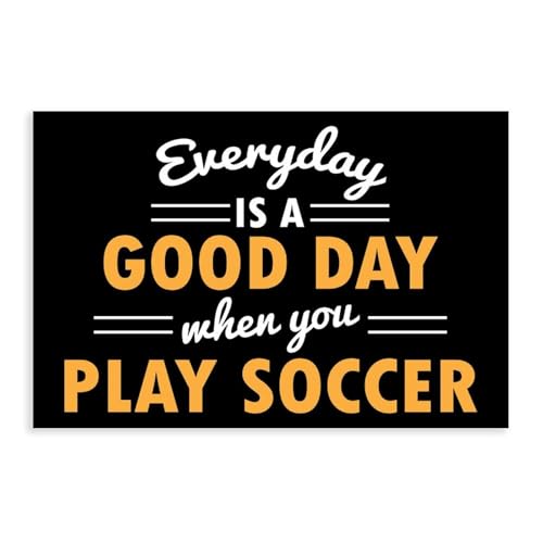 Póster de entrenador de equipo de fútbol en lienzo, impresión decorativa para sala de estar, dormitorio, decoración, sin marco, 50 x 75 cm