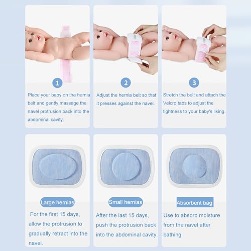 Faja para Hernia Infantil con Almohadillas de Compresión Ajustable Small miniatura 7