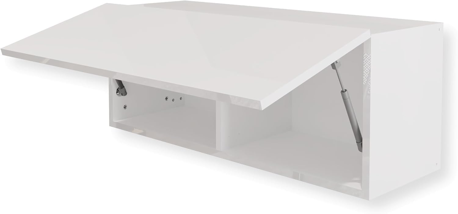 armoire murale suspendue 90x35x32 blanc