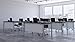 OBEX Modesty Desk PET Privacy Screen Acoustic Sound Absorbing Panel Ideal for Reception, Student Table or Office Cubicles Workstations, 12