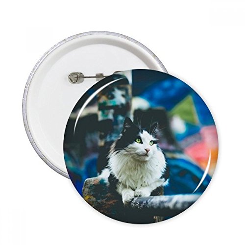 Badge Lazy Cat Photographie pour customiser un vêtement triste sans le coudre