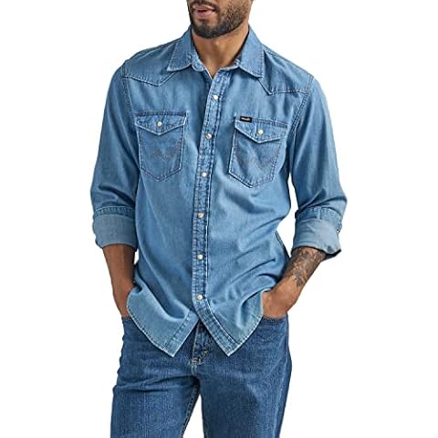 Chemise en denim Wrangler Lake Wash Cover