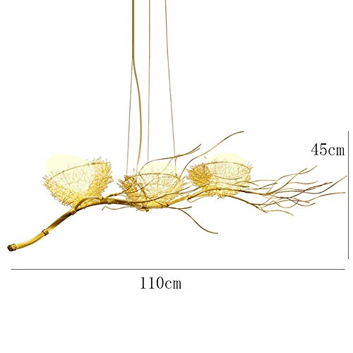 Lámpara de araña nórdica moderna y colgante de techo de 3 luces 6