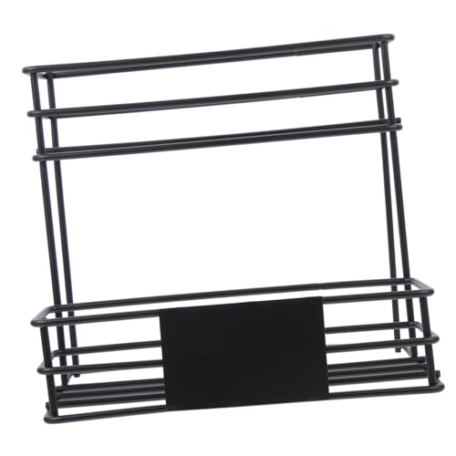 MOLUCKFU Bar Syrup Holder Iron Material Dew Rack Kitchen Syrup Bottle Rack Sugar Dressing Stand Spice Iron