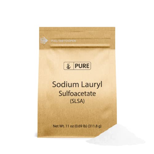 Image of Pure Original Ingredients, SLSA, Sodium Lauryl Sulfoacetate, 11 Oz | For bath use, skin care routines, and personal care applications