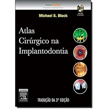 Capa do livro Atlas Cirúrgico na Implantodontia