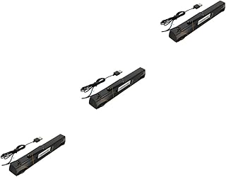 NOLITOY Surround Sound Bar 3pcs Sound bar for Computer Sound bar for tv USB Speaker soundbar Small Stereo Trumpet Mini Computer Speakers