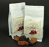 500g. Chaga Vitalpilze Brocken 2-6cm. Schiefer Schillerporling