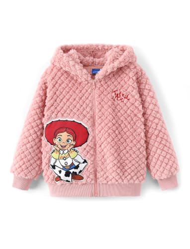 Image of Disney Girl /Boy Fleece Jacket Zipper Sherpa Fuzzy Hoodie Winter Coat 2-13Y