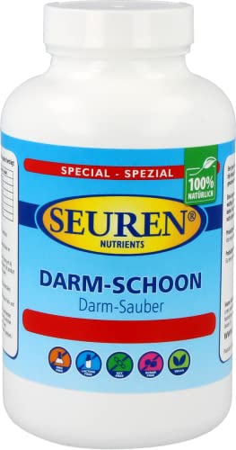 Seuren Nutrients | Darm sauber 200 Kapseln | darm reinigen| hochdosiert |100 Natürlich Cover
