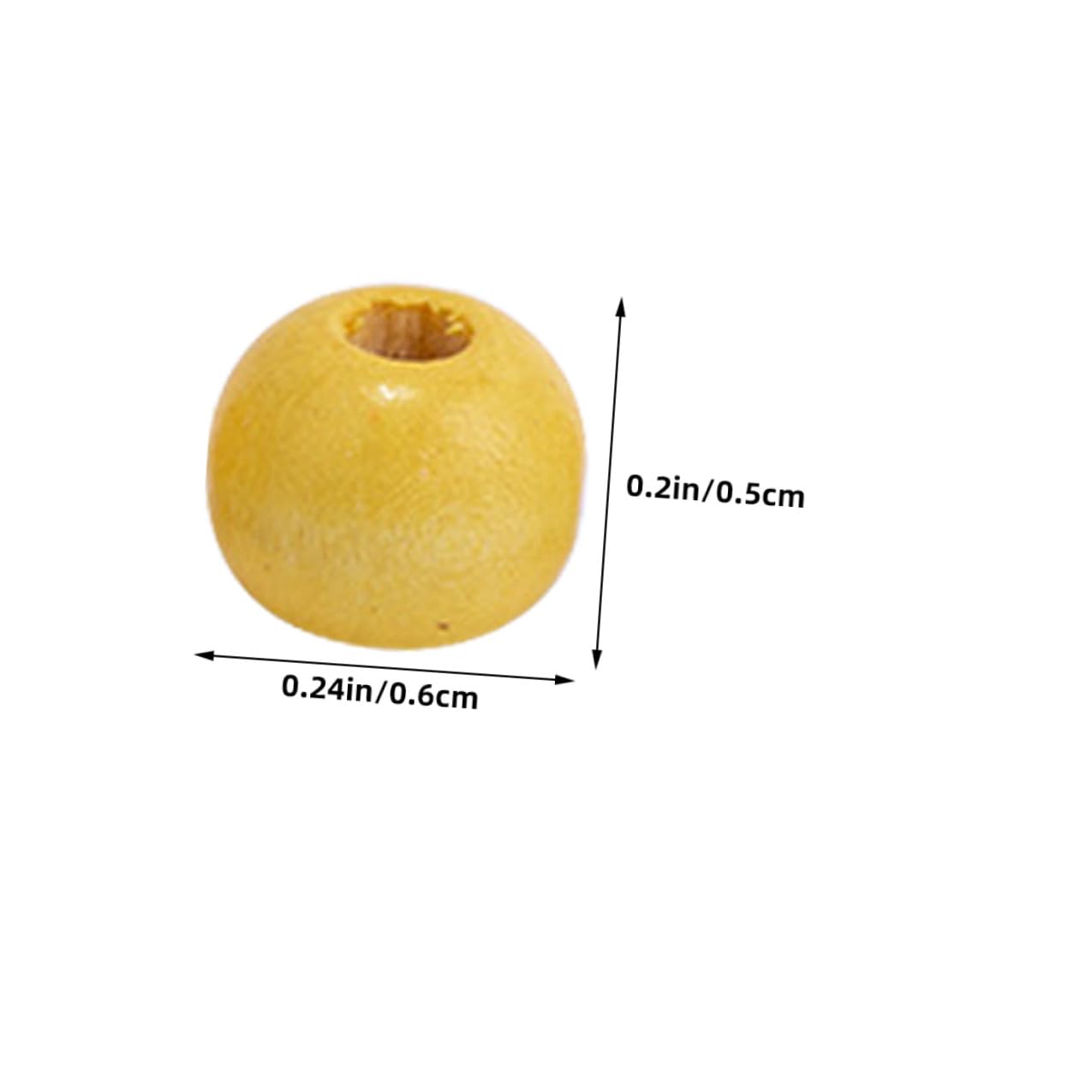 Cuentas de Madera Naturales Redondas Hechas Mano Cuentas Espaciadoras para Joyería Bricolaje y Manualidades Suministros para Hacer Pulseras Collares y Guirnaldas Color Aleatorio