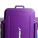 Honsky Waterproof SD Card Holder Case for Micro SD, SDHC, SDXC Memory Cards, Purple