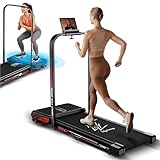 Lifelong FitPro Treadmill | 4 HP Motor | Vibration Plate | LED Display | Foldable Design | Remote Control | 110 Kg Max Weight | 8 Km/h Speed | Anti-Slip Belt | Home Gym Equipment LLTM180