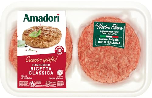 Amadori Hamburger ricetta classica - 204 g