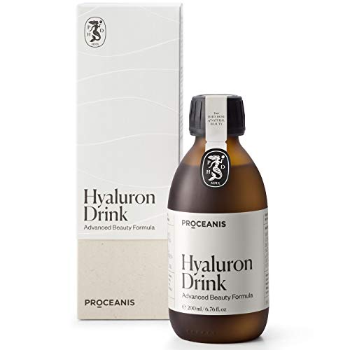 Proceanis Bebida Hiáluronico vegano Hyaluron Drink 200 ml con valiosos nutritienes y extracto de granada