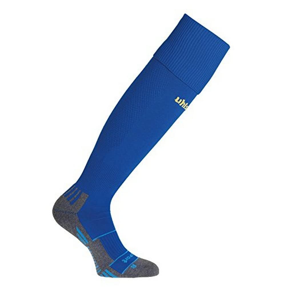 Uhlsport Unisex Team Pro Player Stocking Socks - Azure Blue/Corn Yellow, Size 37-40