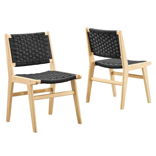 Modway Saoirse Faux Leather Wood Accent Lounge...