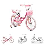 velo electrique femme rose Roues de support, cloche, revêtement antidérapant sur les poignées
