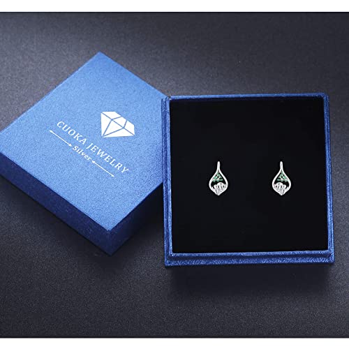 Aoveao Elephant Earrings 925 Sterling Silver Elephant Leverback Earrings Cute Elephant Hoop Earring, Hypoallergenic Elephant Jewelry Birthday Graduation Gifts For Women Girls #TOP6