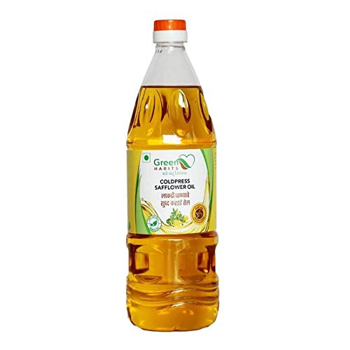 Green Habits1L Cold Pressed Safflower/Kardai Oil (Lakdi Ghana/ Ghani) - 1 Liter (B08RBRLP4N) Amazon Price History, Amazon Price Tracker