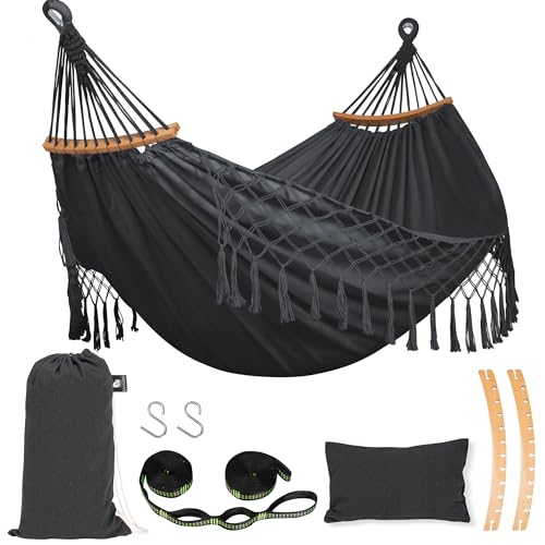 Image of SUNCREAT 2 Person Hammock Without Stand, Dark Gray