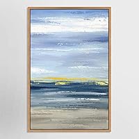 SIGNWIN Framed Canvas Wall Art Sunrise on Ocean Canvas Prints Home Artwork Decoration for Living Room,Bedroom - 16