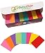 Debra Dale Designs - 800 Small Blank Both Sides Study Flash Cards - 3-1/2" x 2" (Business Card Size) - 8 Astrobrights Cardstock Colors - 100 Each Color - Premium Heavy 100# Cover Card Stock