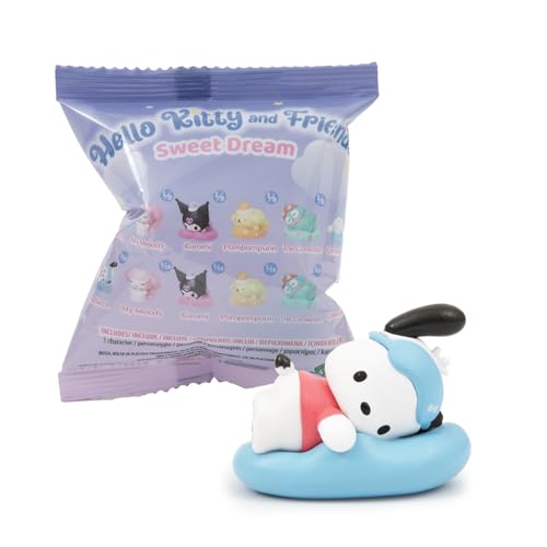 Hello Kitty, 1 Figurine à Collectionner, Série Sweet Dream, 4 cm, Modèle aléatoire, pour Les Enfants à partir de 3 Ans, HKT35, Blanc avec Rouge