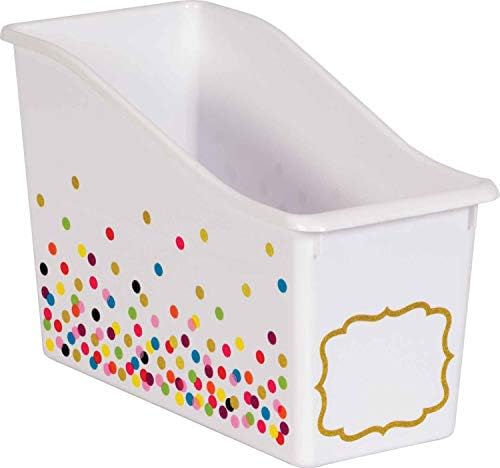 Teacher Created Resources Confetti Plastic Book Bin (20335) image 2