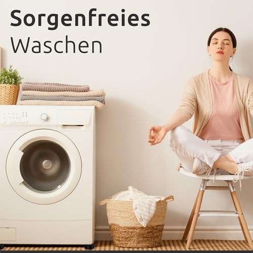 ECENCE Schwingungsdämpfer Waschmaschine 4er Set Vibrationsdämpfer Gummi-Füße Schwarz für Trockner, Geschirrspüler, Anti-Rutsch-Füße, Antivibrationspads