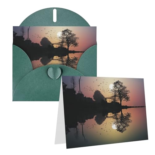 LHDGBWC Thinking of You J[h t 󔒂̃O[eBOJ[h 4x6 m[gJ[h Happy BirthdayJ[h @̃O[eBOJ[h p TL[J[h tNV M^[ xr[V[J