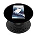 Japanese White Heron Bird Nature Lake Asian Artwork Lover PopSockets PopGrip Interchangeable
