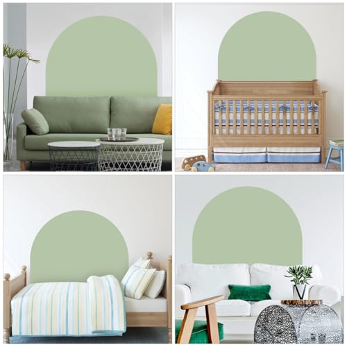Décoration murale arche adhésive en PVC solide pour salon et chambre - 7