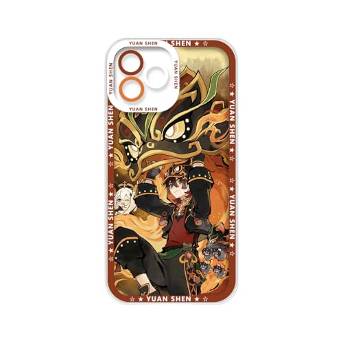 Ή iPhone 17/16/E/15/ Pro Max/Plus  _vWFNg TPU X}zP[X - hՌ ^ ω XN[ی@\t (Z1850,iPhone 16 P[X)