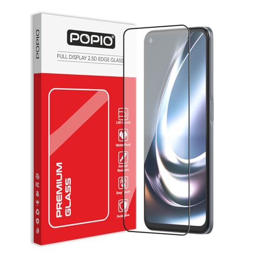 Image of POPIO Military-Grade Gorilla Tempered Glass For OnePlus Nord CE 2 Lite 5G | 9H Hardness, Edge-to-Edge, Bubble-Free