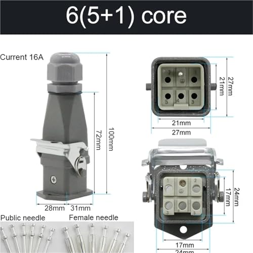 Connecteur robuste HDC-HA pour l'alimentation des ateliers de production