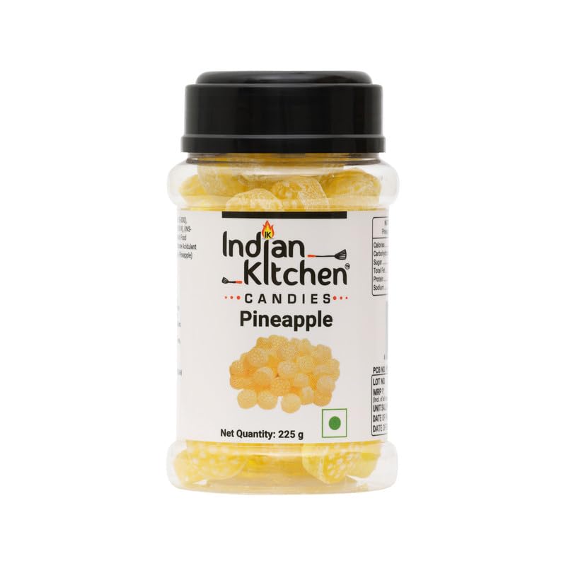 Indian Kitchen Pineapple Candy 225g (Pack of 2) | Healthy Snack for kids and adults (B0CBXCJ96R) Amazon Price History, Amazon Price Tracker
